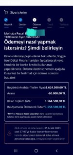 Togg sıram geldi liste fiyatından devrediyorum