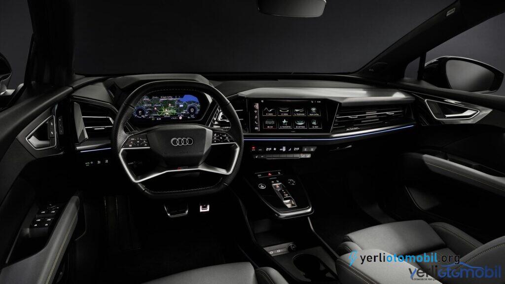 Yeni Audi Q4 e-tron SUV'un içine bakın