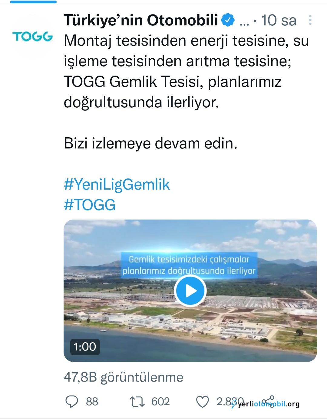 TOGG Fabrikası Hızla Yükseliyor!